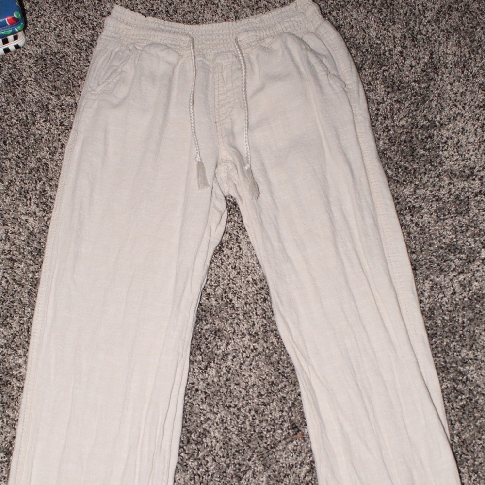 2 straight cotton pants!